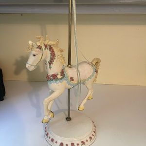 Antique horse carousel